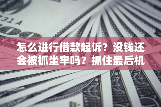 济南怎么进行借款起诉？没钱还会被抓坐牢吗？抓住最后机会！