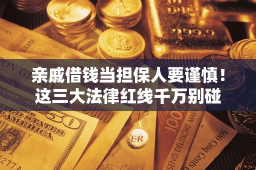 济南亲戚借钱当担保人要谨慎！这三大法律红线千万别碰
