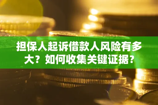济南担保人起诉借款人风险有多大？如何收集关键证据？