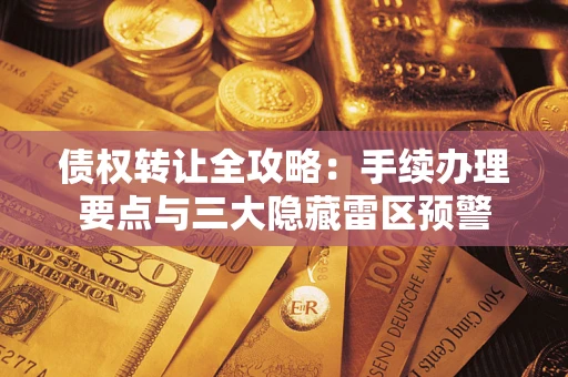 济南债权转让全攻略：手续办理要点与三大隐藏雷区预警