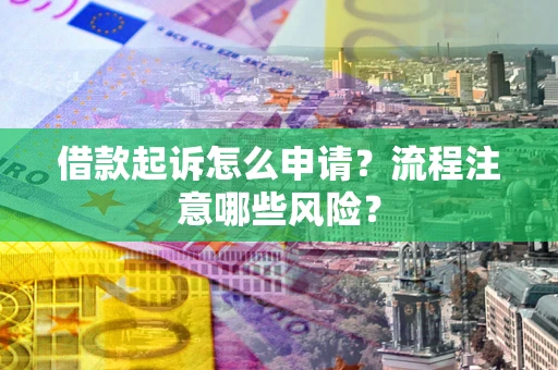 济南借款起诉怎么申请？流程注意哪些风险？